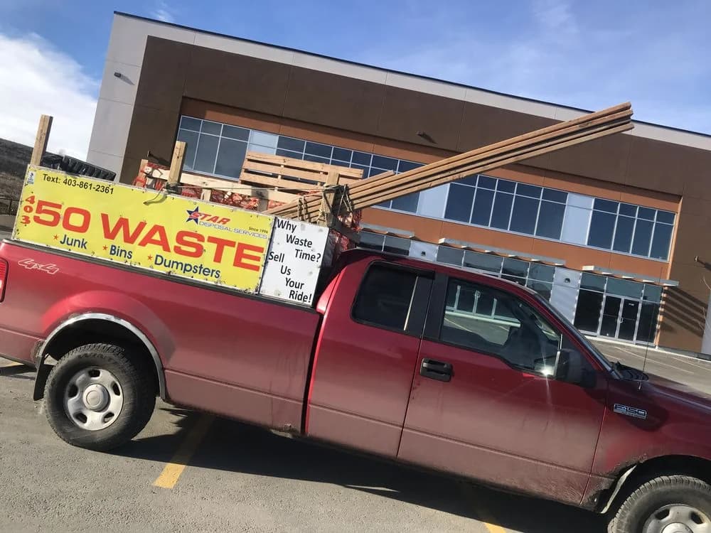 Star Disposal truck with 403-50 WASTE signage